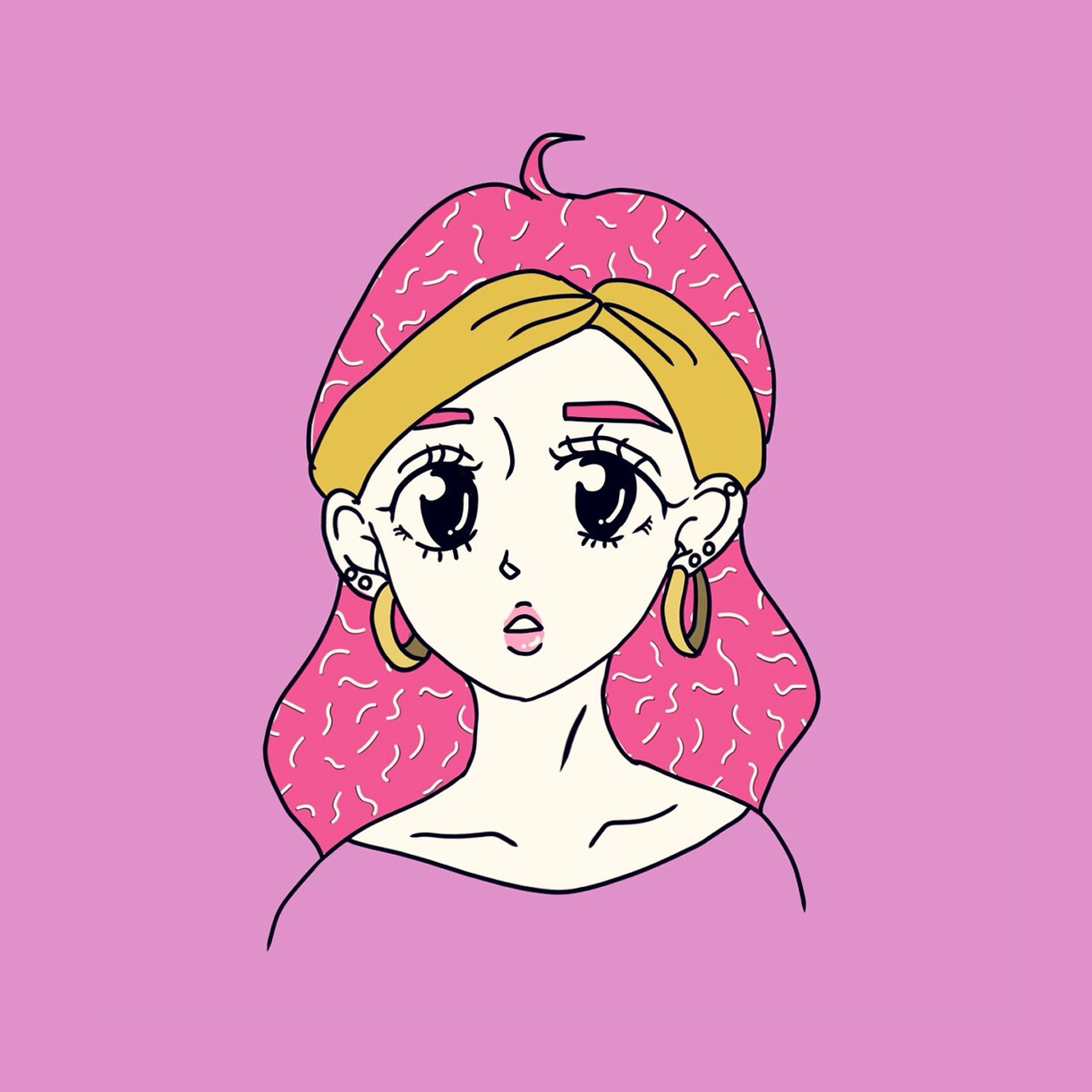レトロでPOPなアイコン描きます 可愛いくレトロ感のある可愛いアイコン制作致します☆ イメージ1