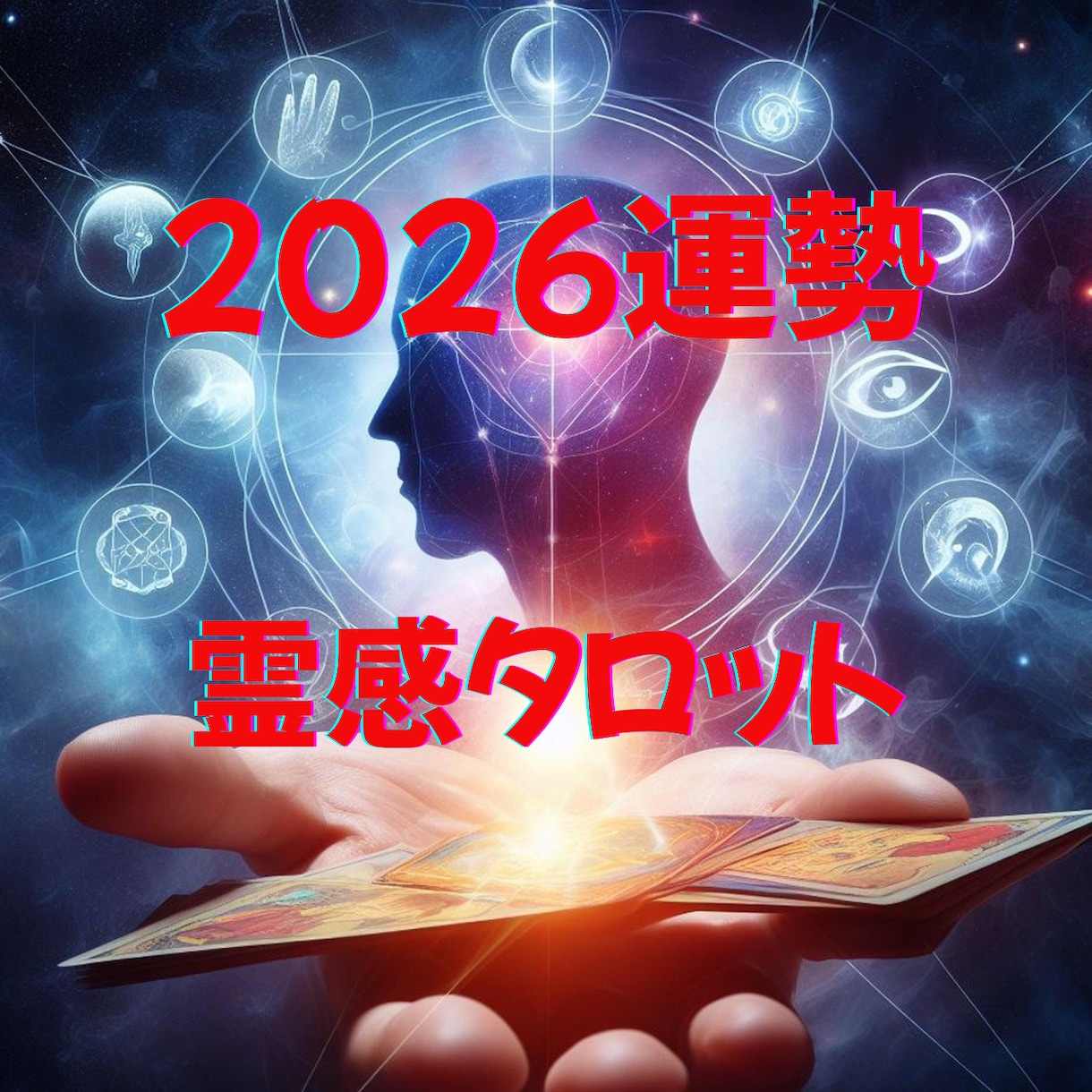 2026年霊視霊感タロット！運命を開花します 恋愛／結婚／復縁／金運／仕事／健康を秘法で導き開運 イメージ1