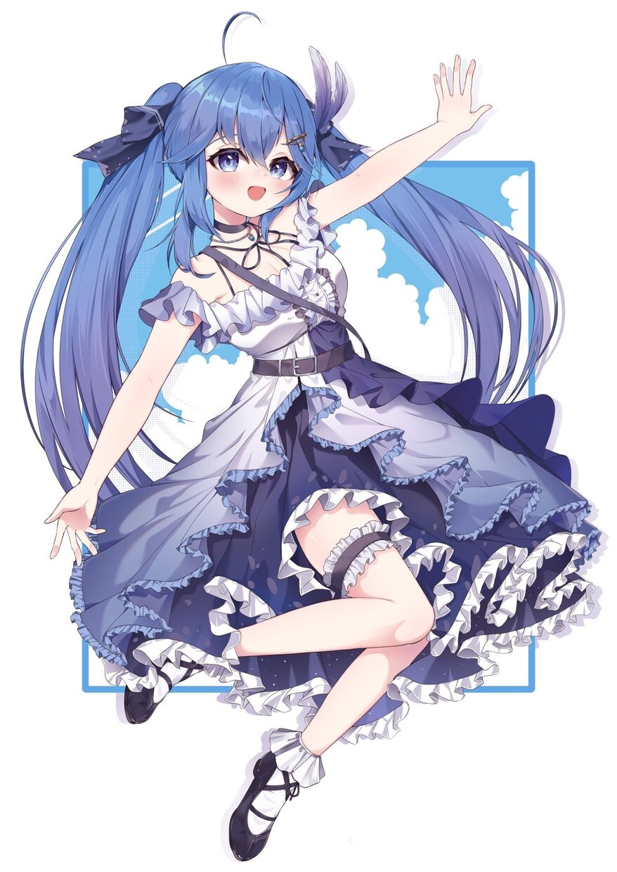 Vtuber・OCの一枚絵、立ち絵お描きします カラフルでポップ！かわいくてイキイキしたイラストならお任せ！ イメージ4
