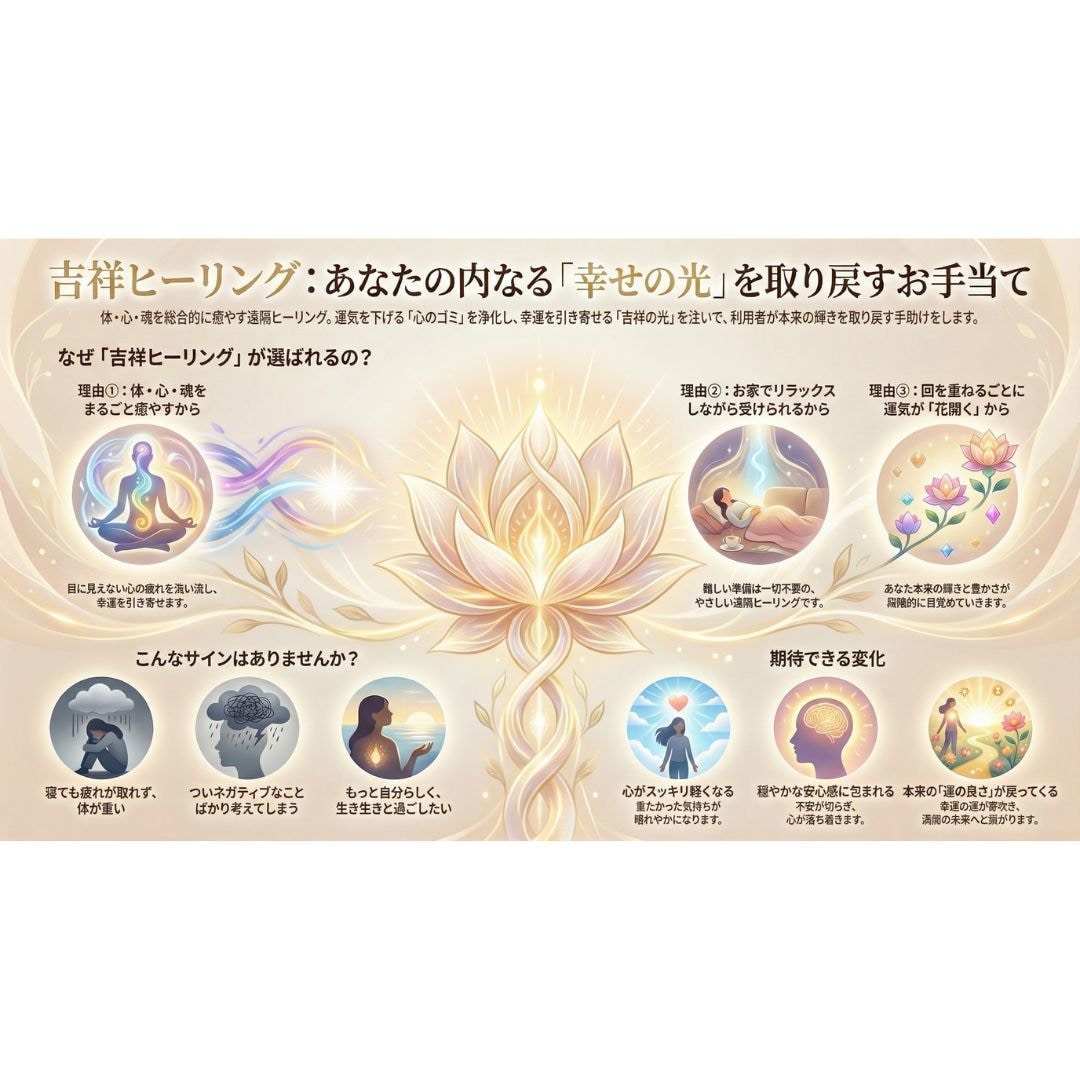 24時間の吉祥エネルギーヒーリングを行います 眠っている間も24時間包み込む吉祥の光で心身を整える極上ケア イメージ10