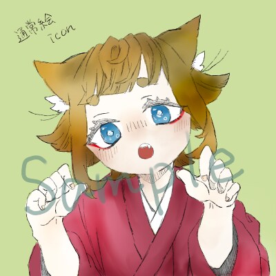 SNSアイコン作成します オリジナリティのあるアイコンが欲しい方向け！ イメージ2