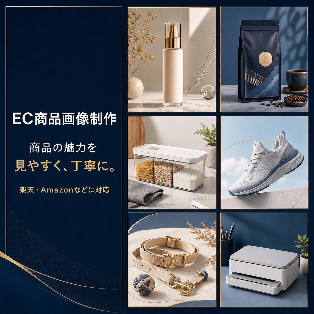 楽天・Amazon向け商品画像を1点制作します 商品の特徴を整理し見やすく伝える画像を制作 イメージ1