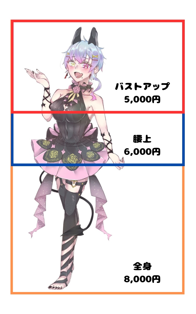 動画サムネイルや1枚絵など！イラストを描きます 動画用やグッズなど、等身・ミニキャラ問わずご相談ください！ イメージ2