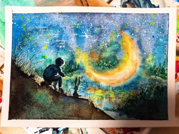 水彩画でイラストを描きます 忘れられない風景、大切な人へのプレゼントに水彩画を。 イメージ6