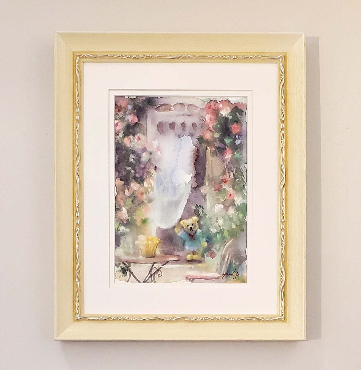 水彩/パステルで優しい色彩の絵画作品を制作します サイズ:18×13cm/額付/挿絵/表紙絵/商用利用可能 イメージ3