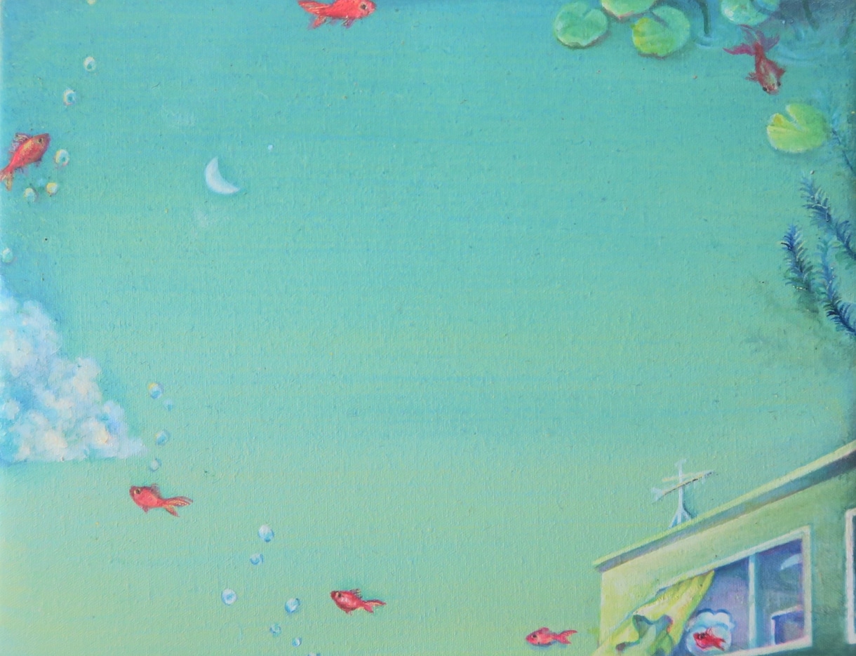 油彩で幻想的な風景画を描きます お好きなモチーフやキーワードをもとに、油彩画を描きます。 イメージ5