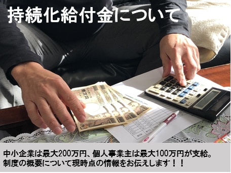 持続化給付金についてアドバイスします コロナによる売上減少した場合の保証について知りたい方必見 イメージ1