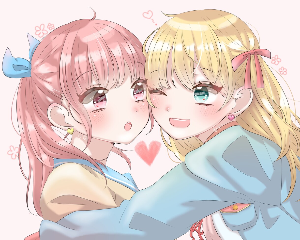 女の子のイラスト描きます 依頼された人物のイラストを描きます イメージ8