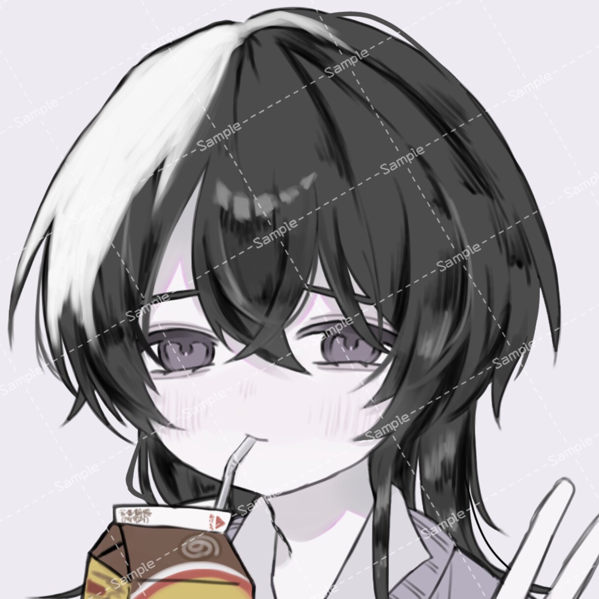 かわいいアイコン作成致します 病み系とキラキラした絵を描きます⸜ ♡ ⸝ イメージ1