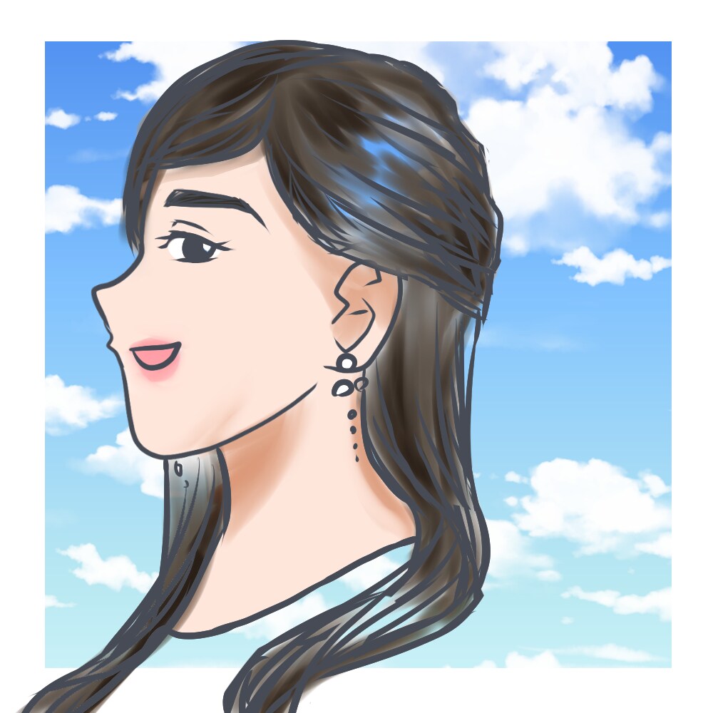 カラフルなイラスト風の似顔絵を描きます あなたをイメージした色味でオリジナリティ イメージ2