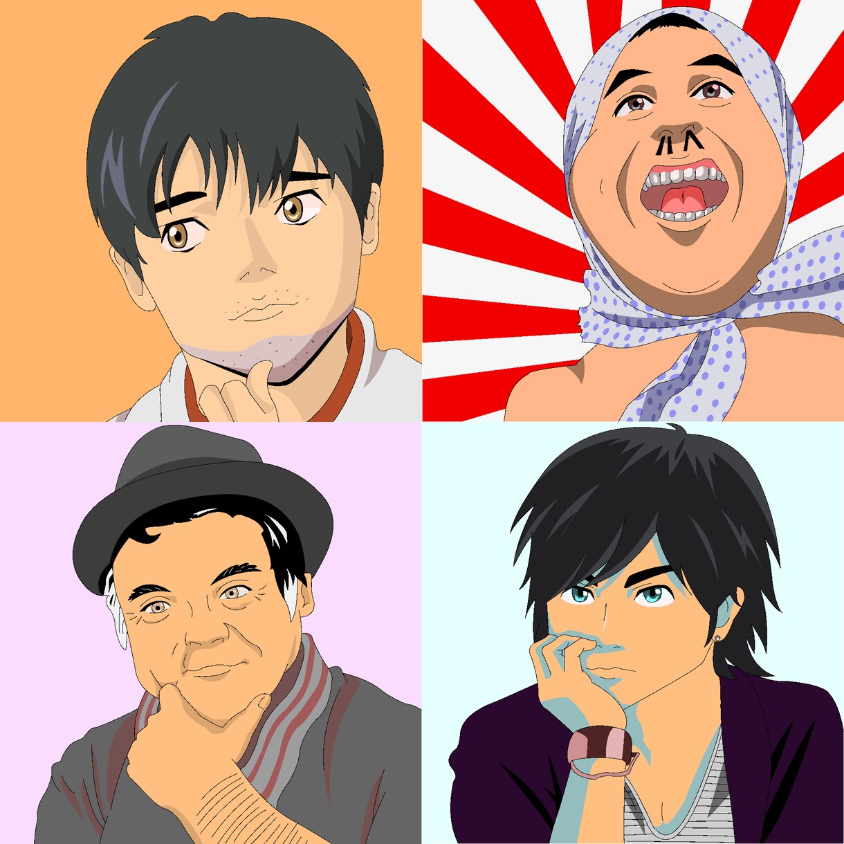 あなたの写真を元にアニメ風の似顔絵を描きます インスタグラムなど、各種SNSアイコン用にいかがでしょう イメージ3