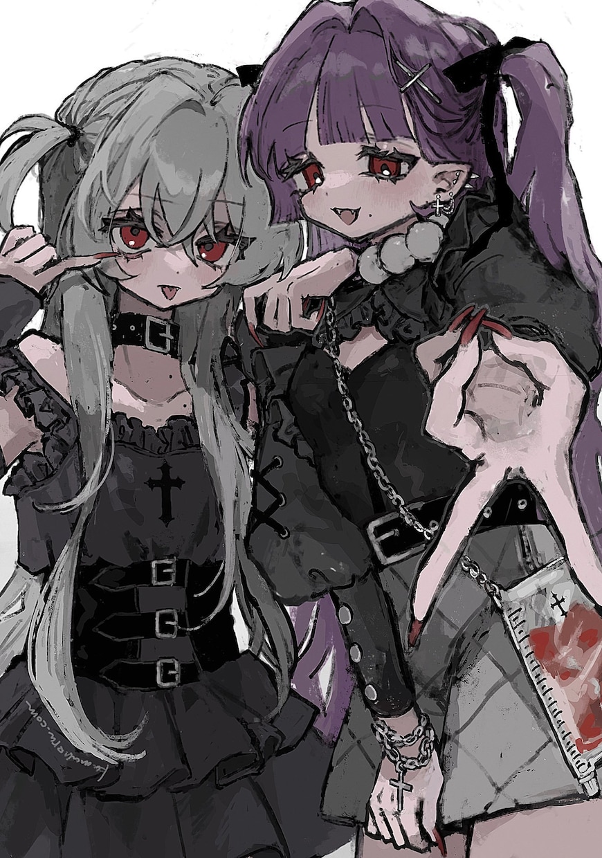 厚塗り✦世界観のある可愛いイラスト制作いたします 歌ってみた、グッズ等の活動用イラストにも౨ৎ イメージ8