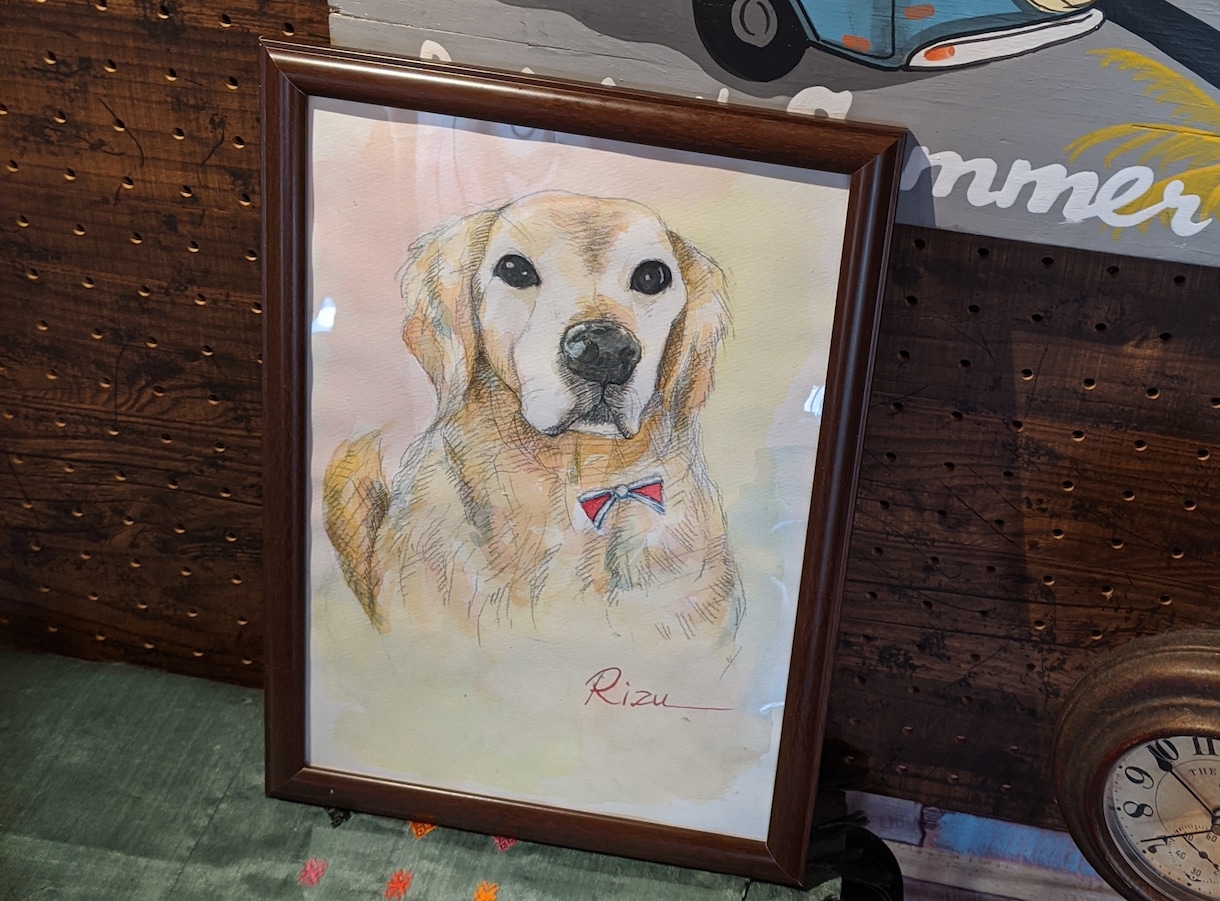 3000円でペットの水彩画を描きます 透明感重視！ココナラ出品記念！※シュミンケ利用　3000円 イメージ3