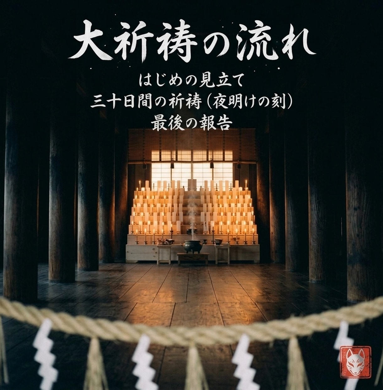陽呪の大祈祷｜三十日間、願いと縁に祈りを捧げます 悩みを問わず、ご本人と周りの方の縁へ三十日祈ります イメージ3