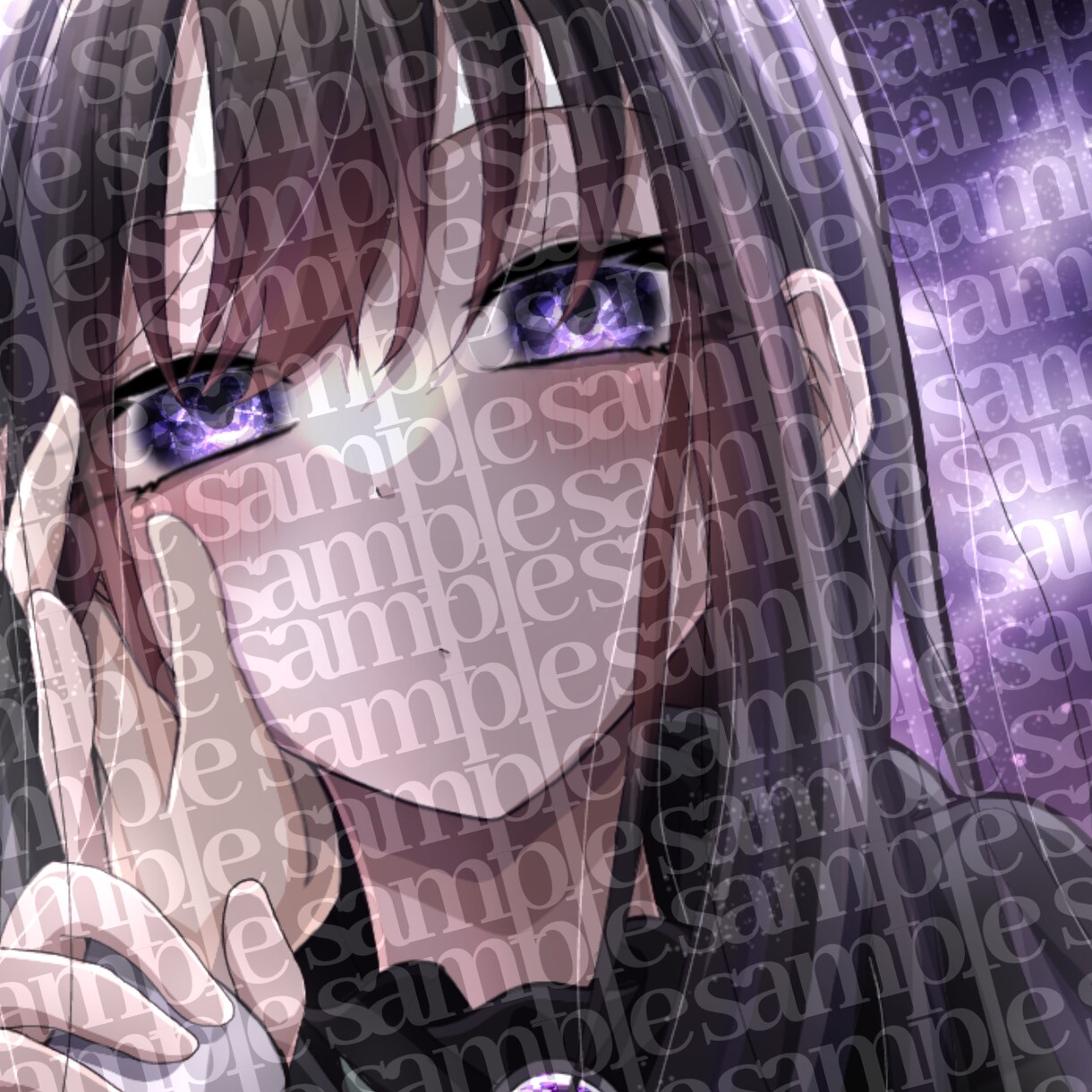 最短3日格安でSNSのアイコンイラスト制作致します 「誰もが目を奪われていく」キラキラアイコンイラストを描きます イメージ8