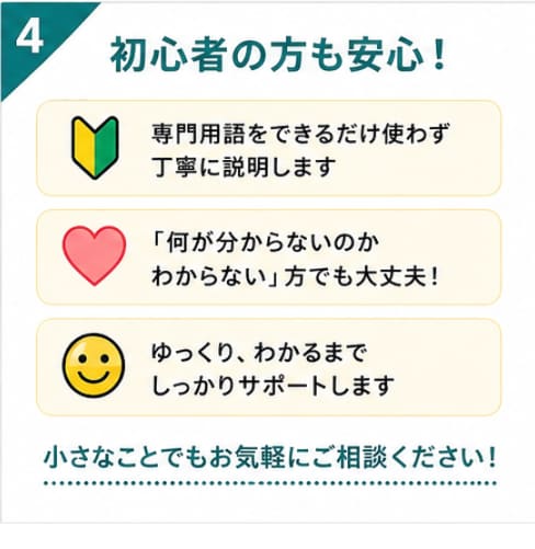 スマホ・PCのお困りごとを丁寧に解決します 現役SEが初心者の方にも分かりやすくサポートします イメージ4