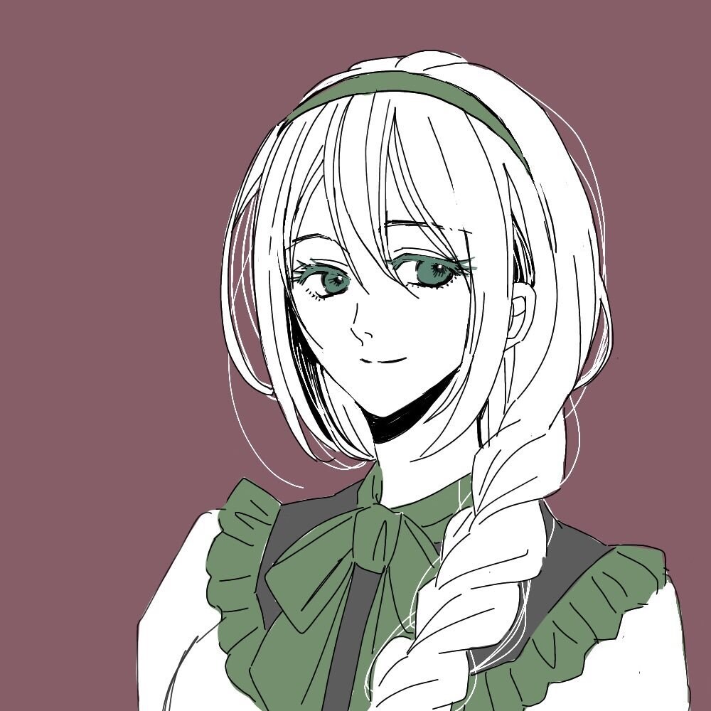 多色バストアップイラスト描きます 使う色は白黒以外2色までとなります イメージ3