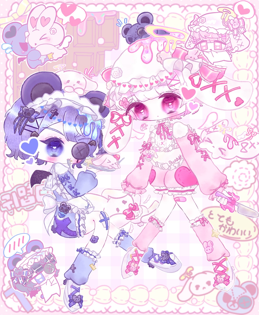 描き込みのある1枚絵描きます 魅力を1枚にたっぷり詰め込んで見応えのあるイラストを描きます イメージ3