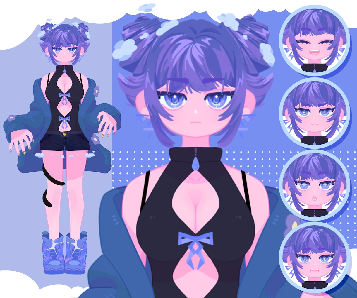 全工程対応！Vtuberデビューお手伝いいたします 著作権譲渡込み！あなたのなりたいVtuberを教えてください イメージ2