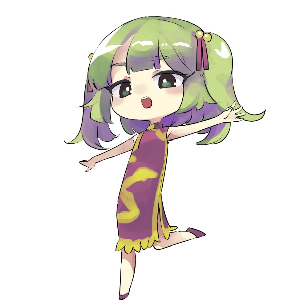 可愛いSDキャラ全身イラスト制作します 背景透過・商用利用OK！Vtuberのイラストなどに イメージ4