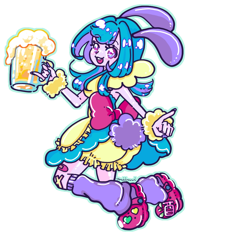 ポップでカラフルなイラスト描きます 商用利用OK！キャラクターデザインも承ります！ イメージ6