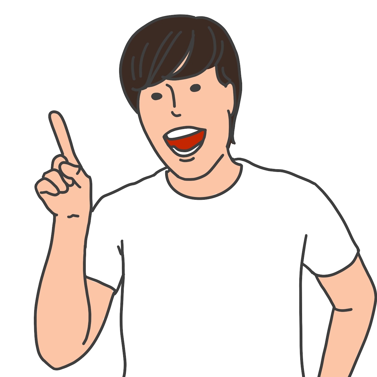 商用利用可！シンプルではっきりした似顔絵を描きます 特徴をとらえた似顔絵を。色や表情の追加も可能です イメージ2