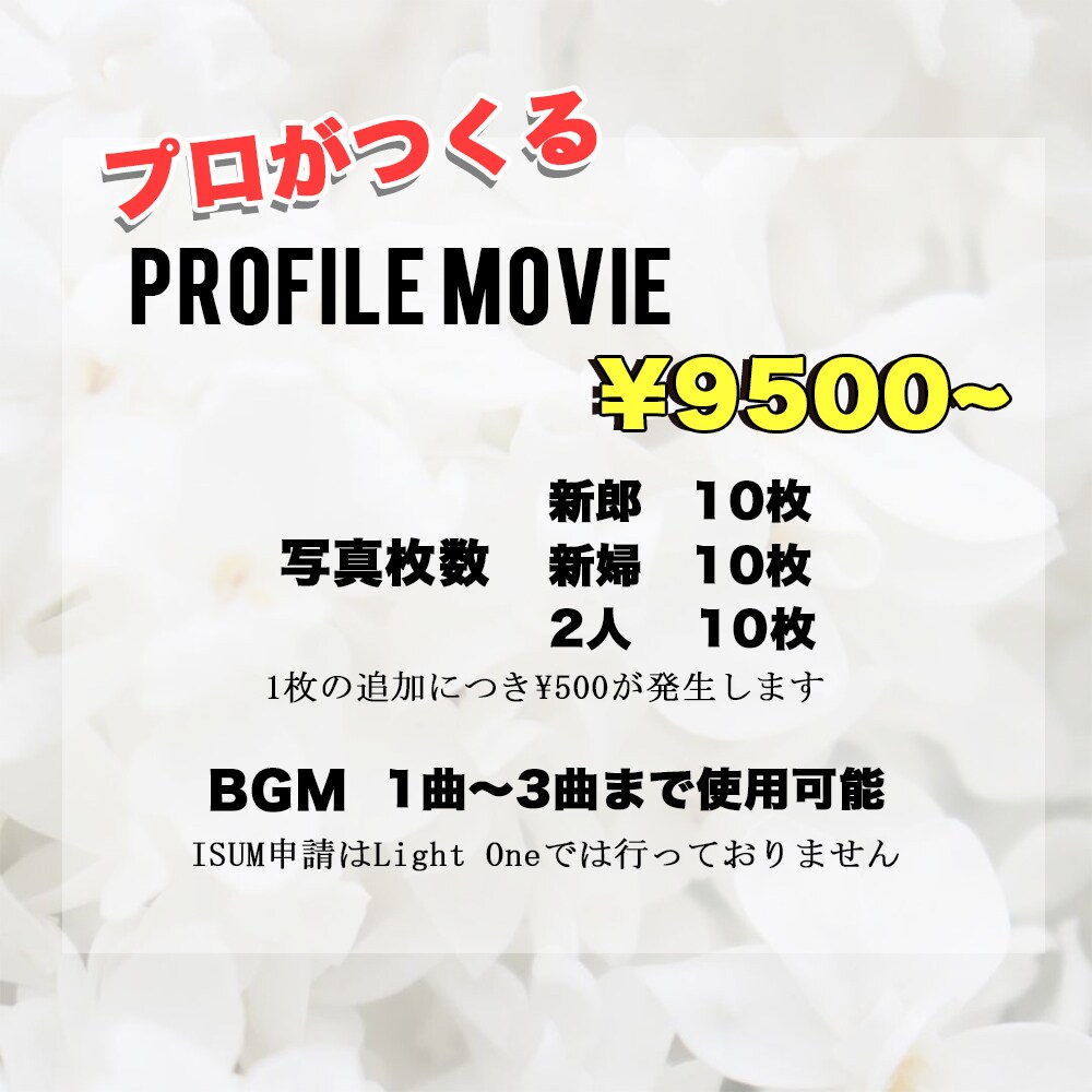 プロフィール映像を制作します 思い出のお写真と共に今までの軌跡を振り返ろう イメージ1