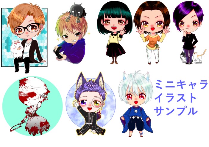 3個で6千円、配信で使えるスタンプ製作します TwitchやYouTubeにおすすめ イメージ4