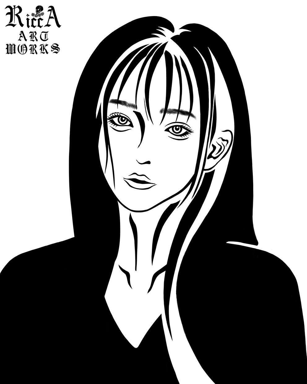写真をもとに似顔絵、オリジナルアイコン描きます ダークで個性的な雰囲気のアイコンを制作します。 イメージ2