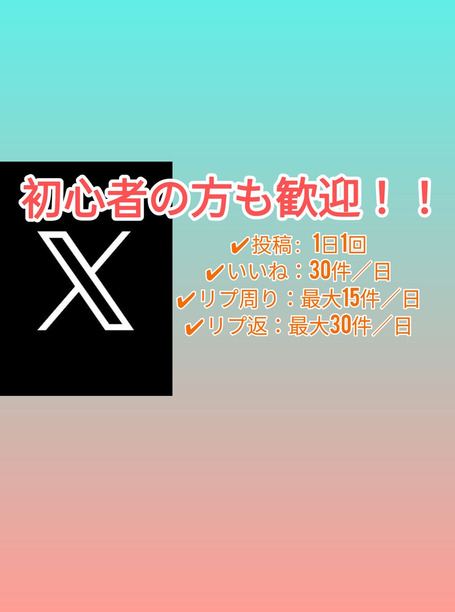 1ヶ月X運用代行｜安心の運用サポートします 誠実な手作業で日々の運用をサポート イメージ1