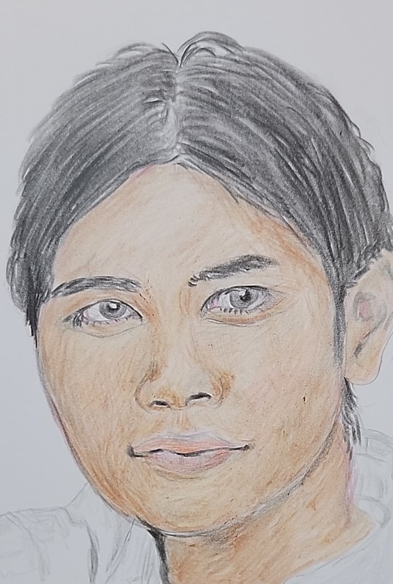 似顔絵を、色鉛筆で、描きます 色鉛筆似顔絵の世界に、ようこそ。 イメージ5