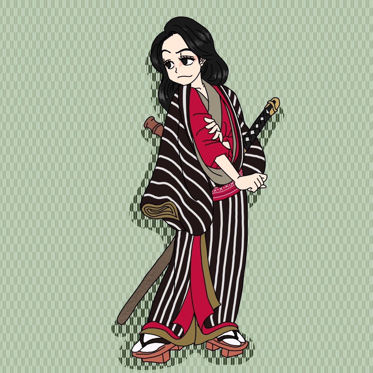 歌舞伎絵風似顔絵作成します あなたの似顔絵を歌舞伎絵風に♪ イメージ4