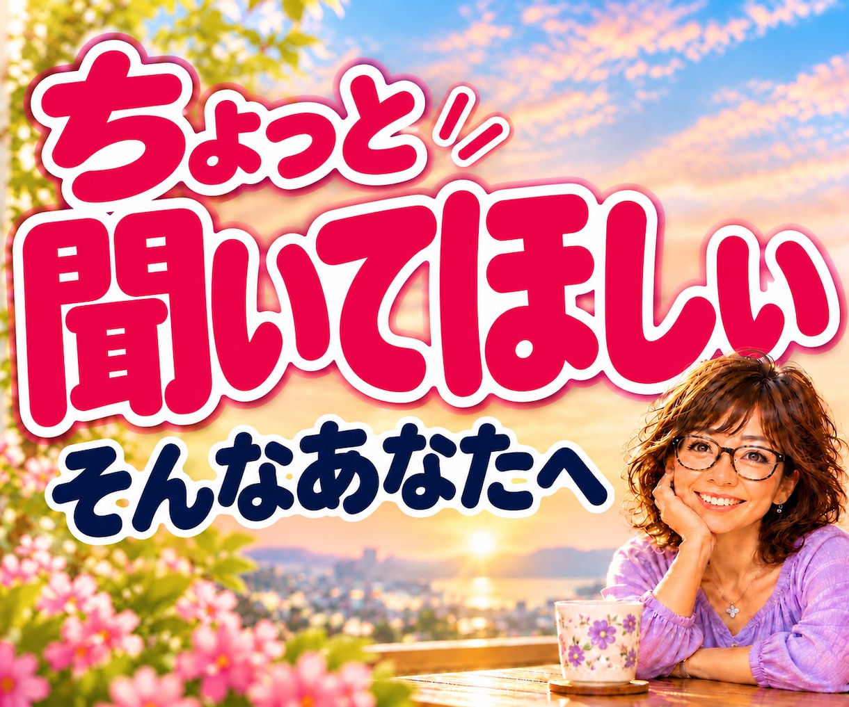 話し相手・雑談・愚痴・不安も笑顔でお聴きします 共感したり笑ったり♪飾らない会話で心が軽くなるひとときを！ イメージ1
