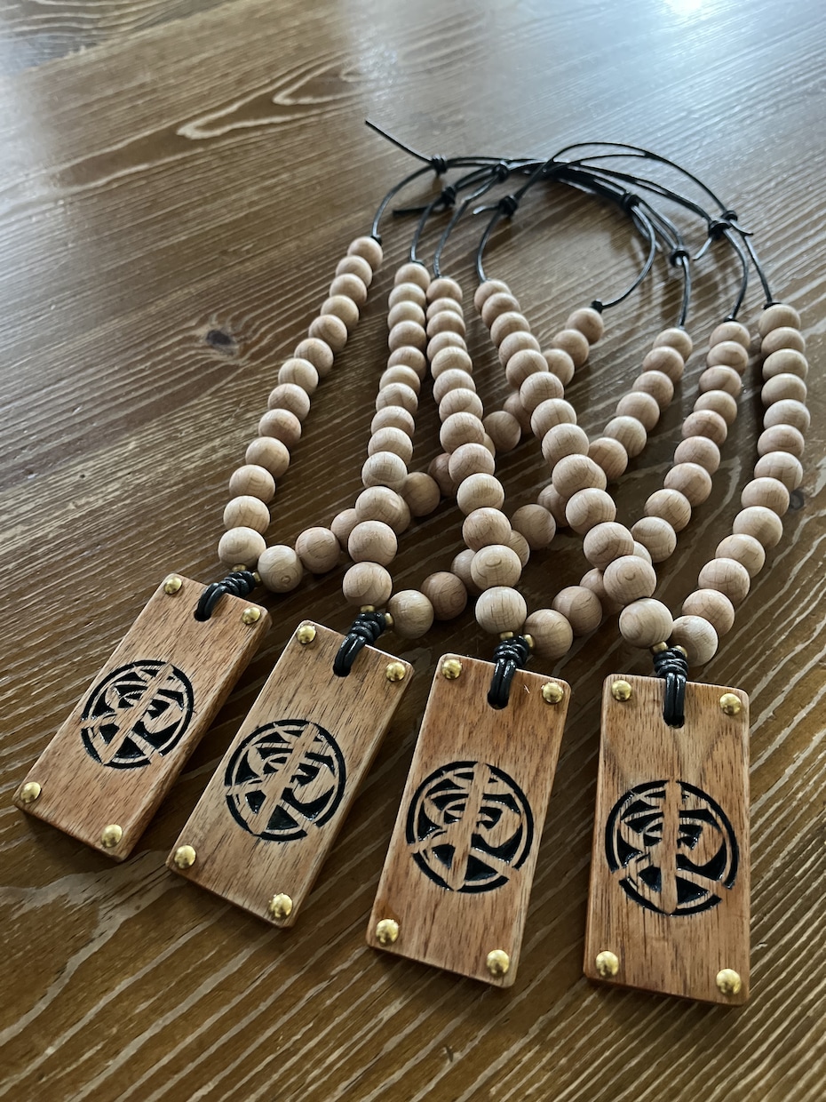 倉敷木札(16works) 手彫り木札作製します 世界に一つの手彫り木札、四角真鍮は倉敷木札だけ。 イメージ1