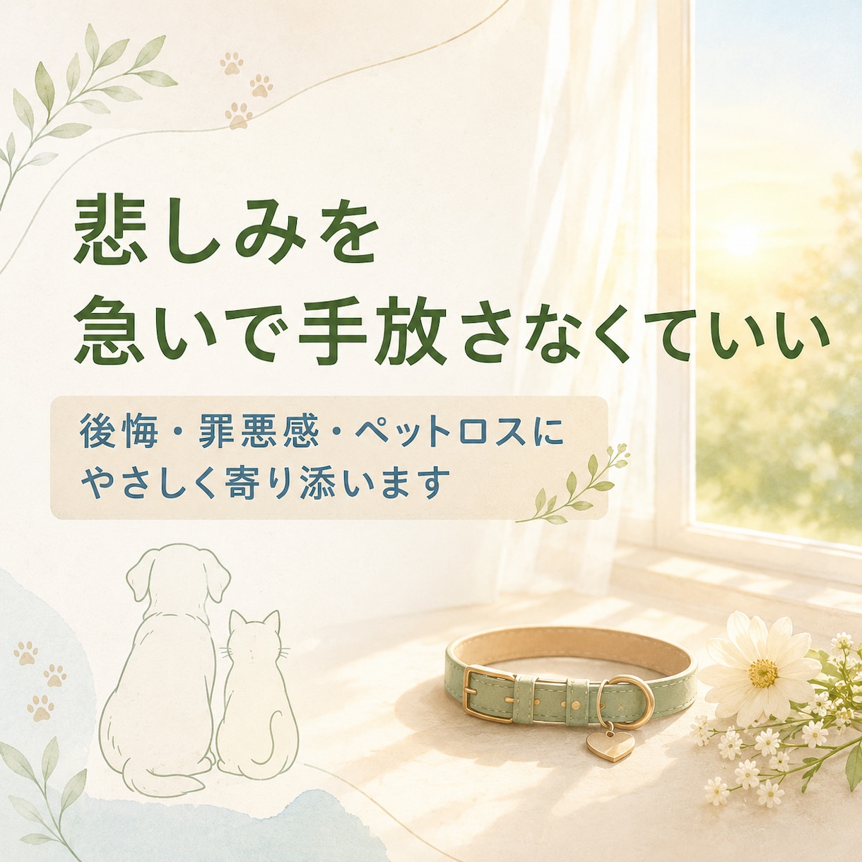ペットとの別れに備える終活資料をお届けします 看取り・葬送・手続き・心の整理を、やさしく一冊に イメージ7