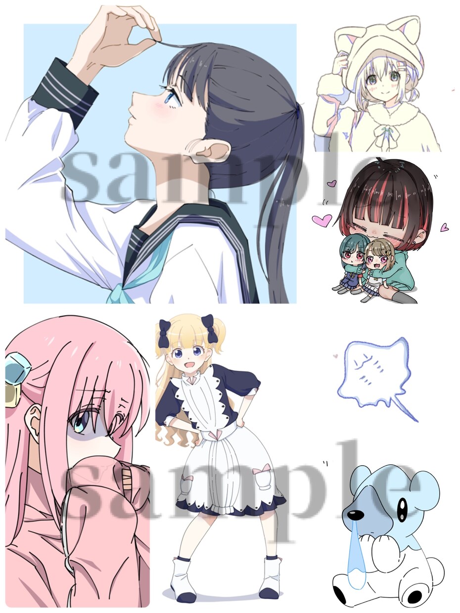 オリジナルアイコン作成します ゆるい絵のものから似顔絵、アニメ絵なんでも描けます！ イメージ3