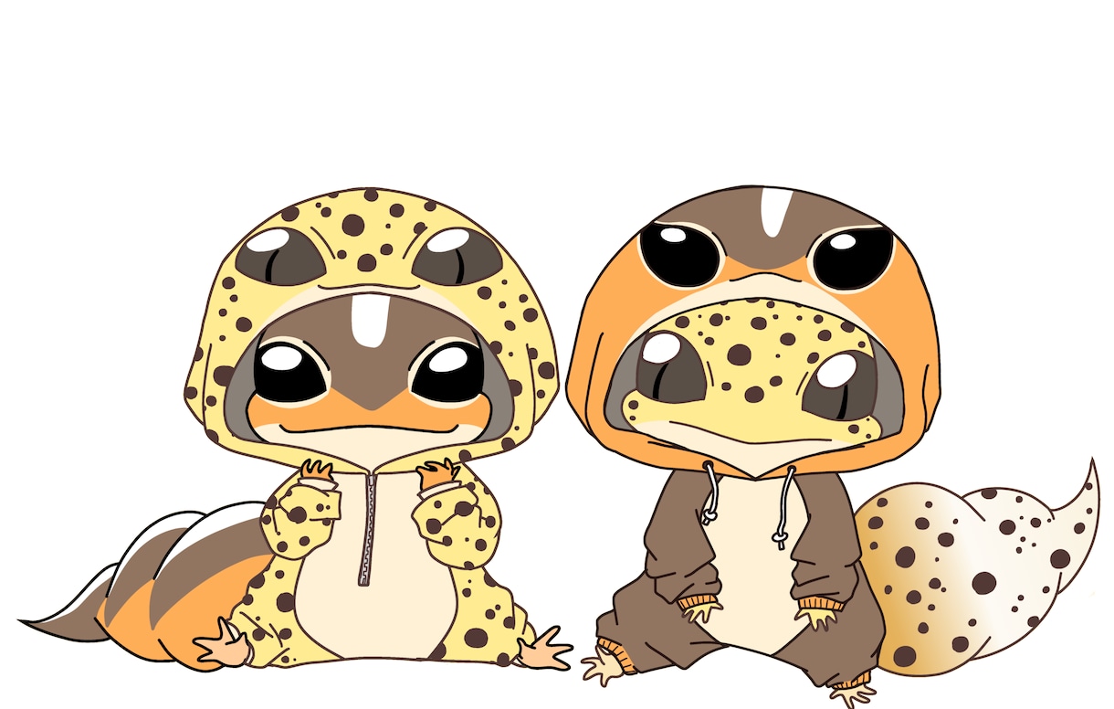 可愛い♡生き物のイラスト描きます カエルや爬虫類を中心に、生き物を可愛くイラストにします♬︎ イメージ1