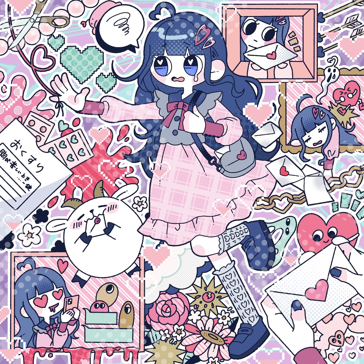 ポップで可愛らしいイラストお描きします イメージをいただいてイラストお描きします！！ イメージ8
