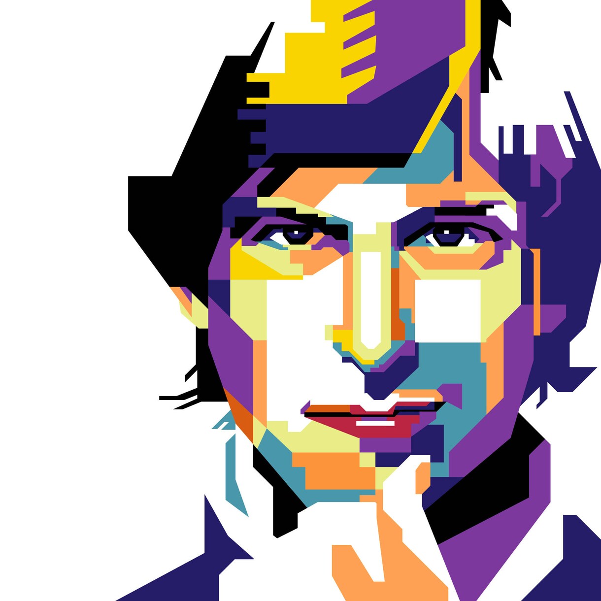 WPAP Artを作ります 思い出の人、憧れの人、ずっと残したい人をアートにしませんか？ イメージ1