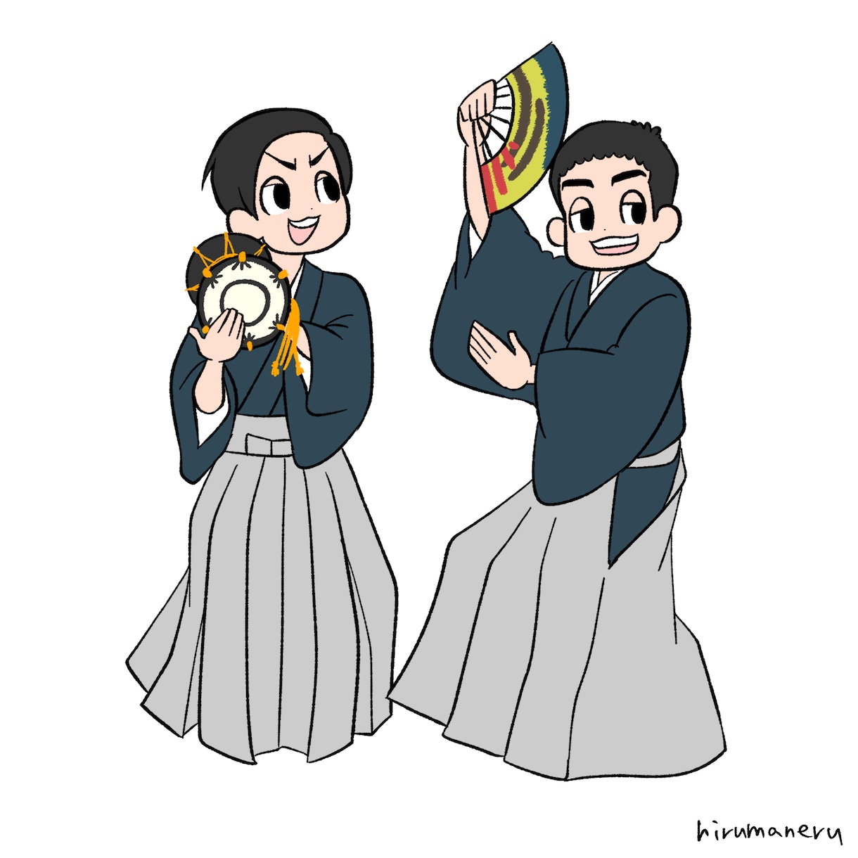 かわいいデフォルメで似顔絵を描きます デフォルメだけど似ていてかわいい！を提供します イメージ2
