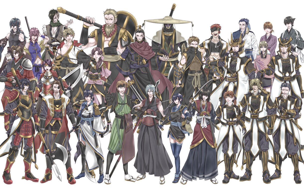 古今・和洋中の人物をデザインします キャラクターデザイン（立ち絵・衣装差分など） イメージ1