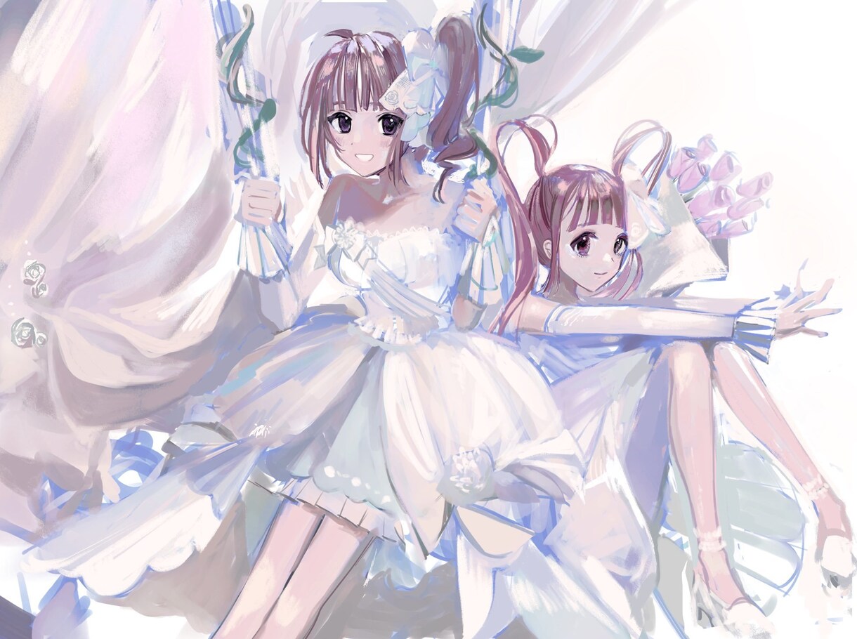 厚塗りで一枚絵描きます 趣味・鑑賞用、動画用などに。お気軽にお声掛けください。 イメージ10
