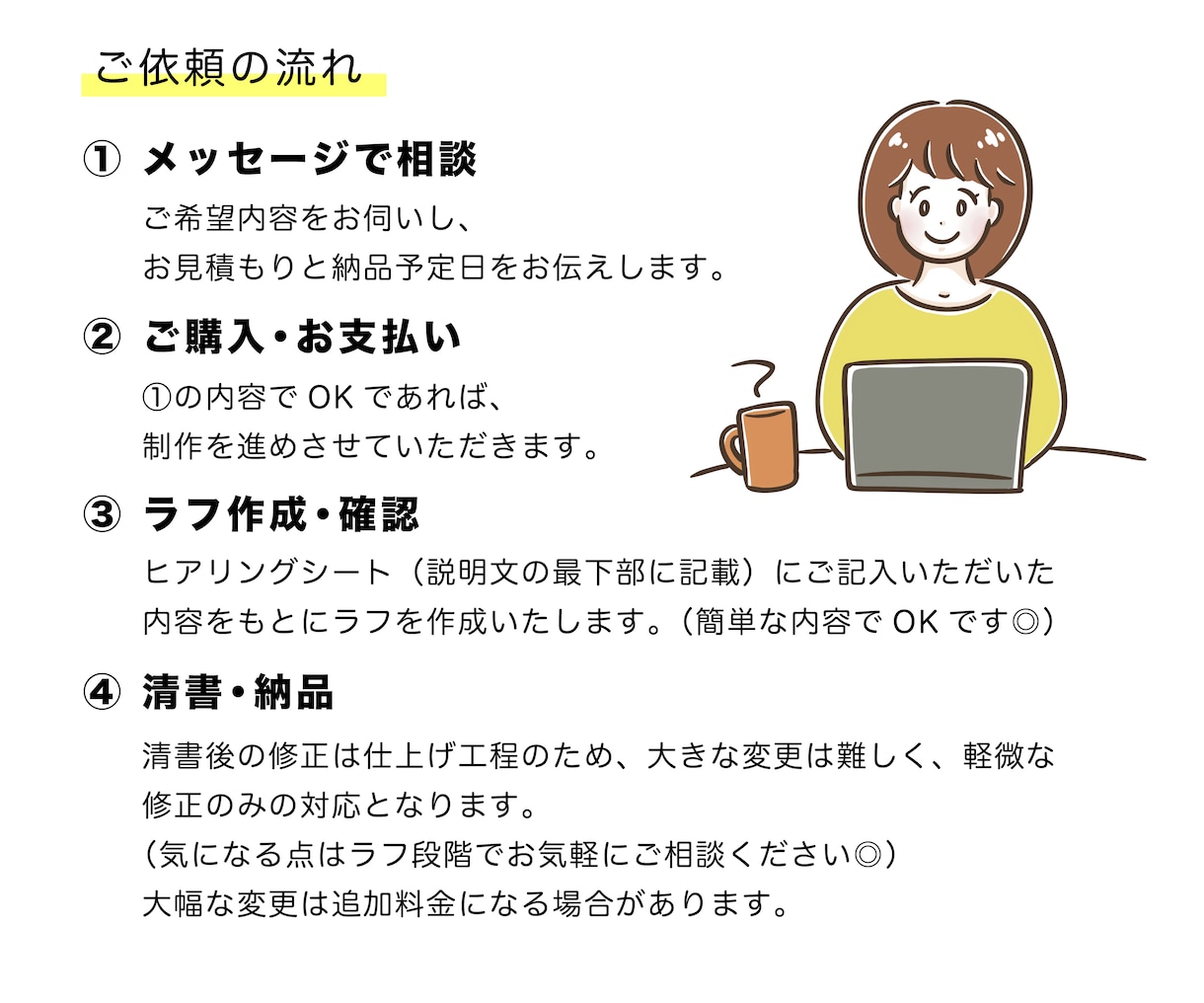 商用OK◎やさしい人物イラストを丁寧にお描きします 子育て・ライフスタイル・ビジネス系に◎親しみやすいイラスト♪ イメージ8
