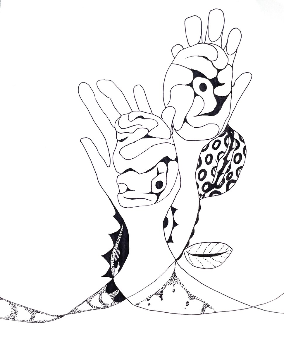 手描きで何でも描きます ボールペン1本でお伝え頂いたもの何でも描きます。 イメージ1