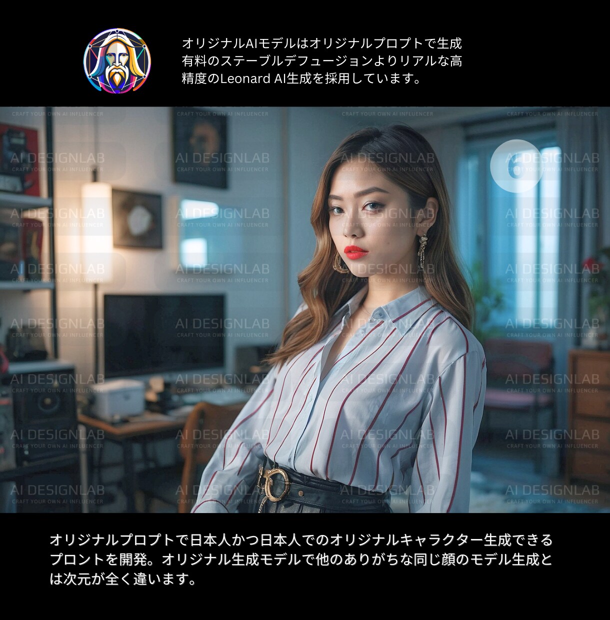 Canva超リアルモデル画像テンプレート提供します 超リアルSクラスモデル画像[商用可能]Youtuber 03 イメージ8