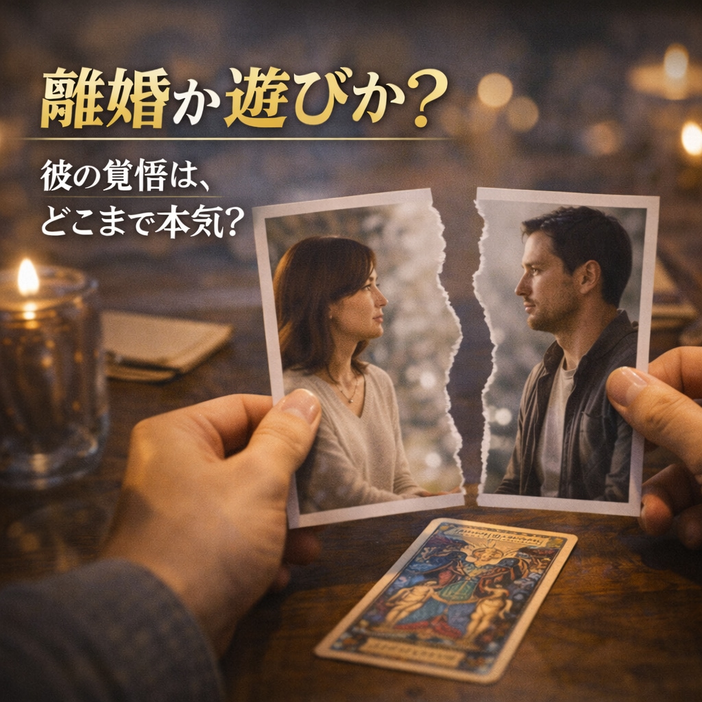 遊びか本気か彼の本音を占います 曖昧な態度の裏にある真実、彼の覚悟を直視します イメージ3