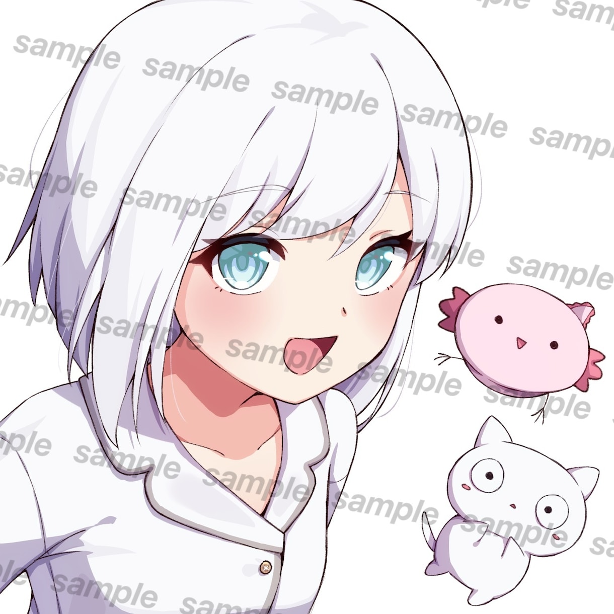 可愛いアニメ塗りイラストを描きます 一枚絵、サムネ、スチル、立ち絵など　キャラデザも！ イメージ7