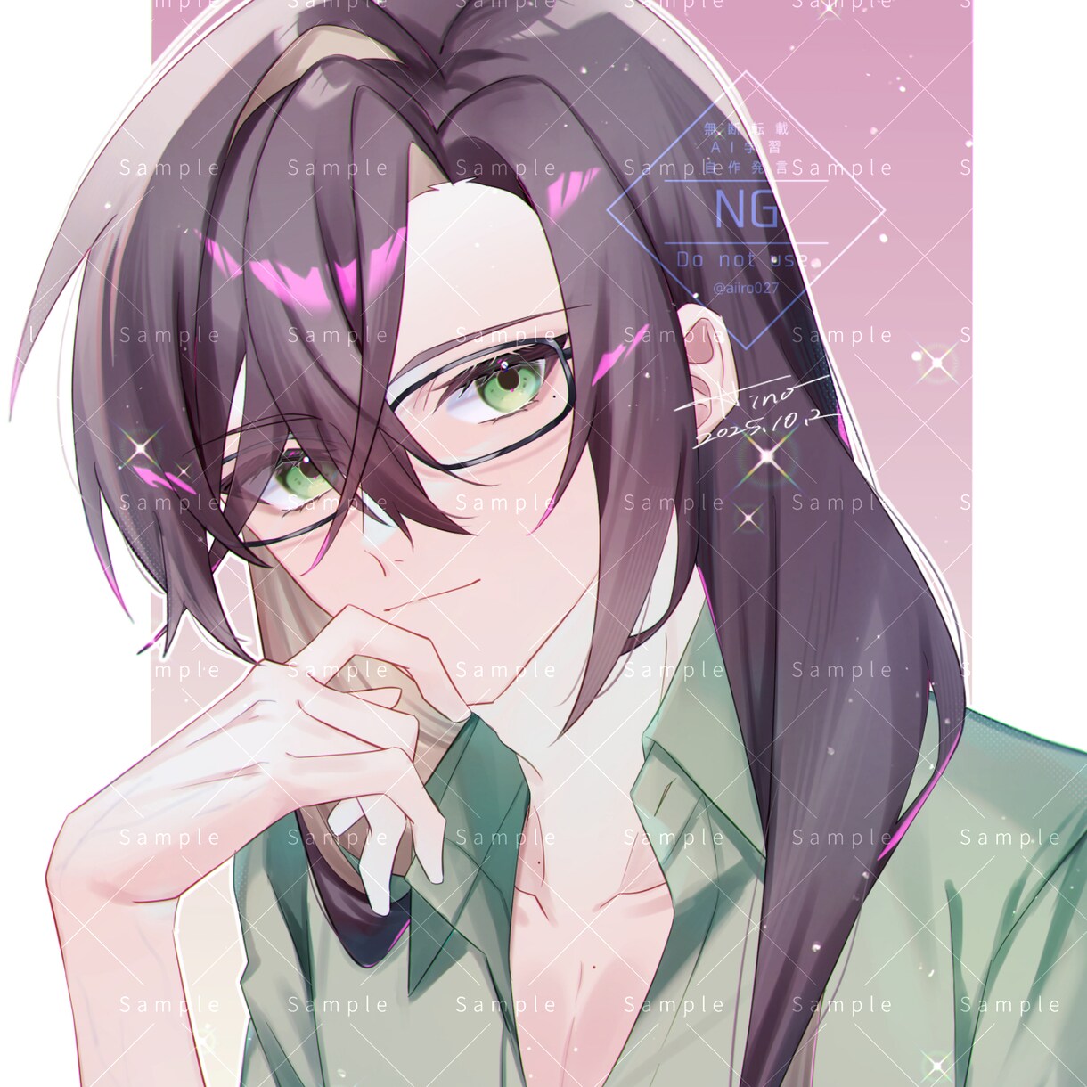 SNSアイコン描きます 透明感のあるアイコンお描きします！ イメージ1