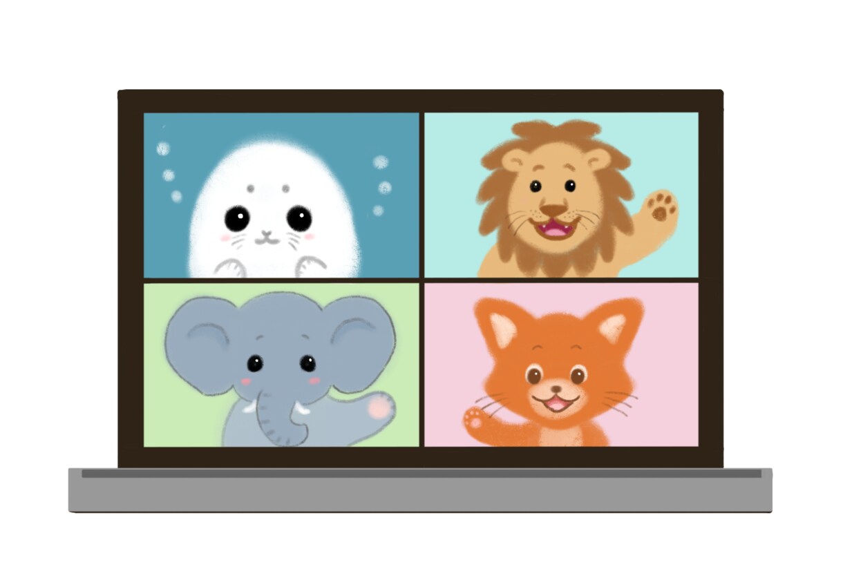 ビデオチャットでミーティングします 商品サービス理解促進・打ち合わせ イメージ1