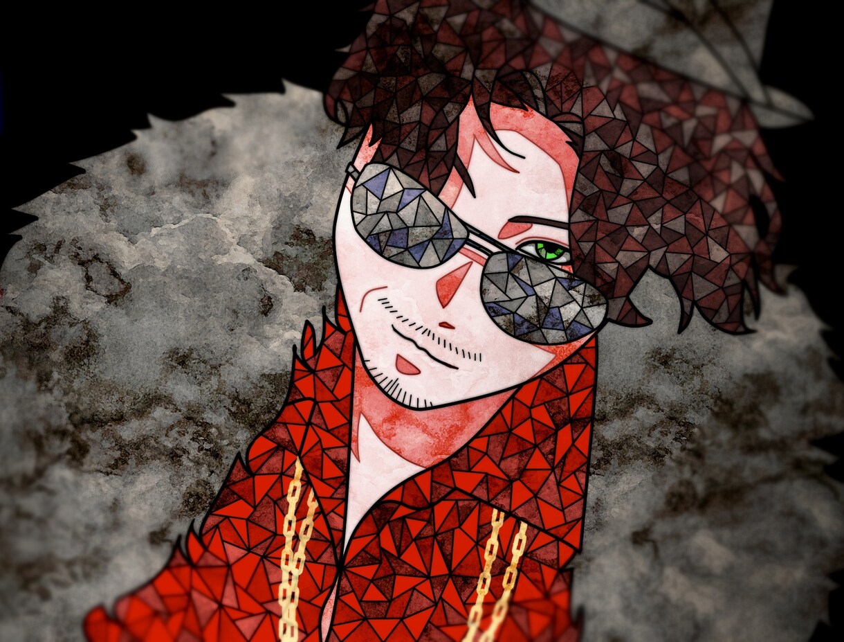 絵や写真からステンドグラス風イラストを作成します 唯一無二のタッチでキャラクターや人物を再現します‼️ イメージ2
